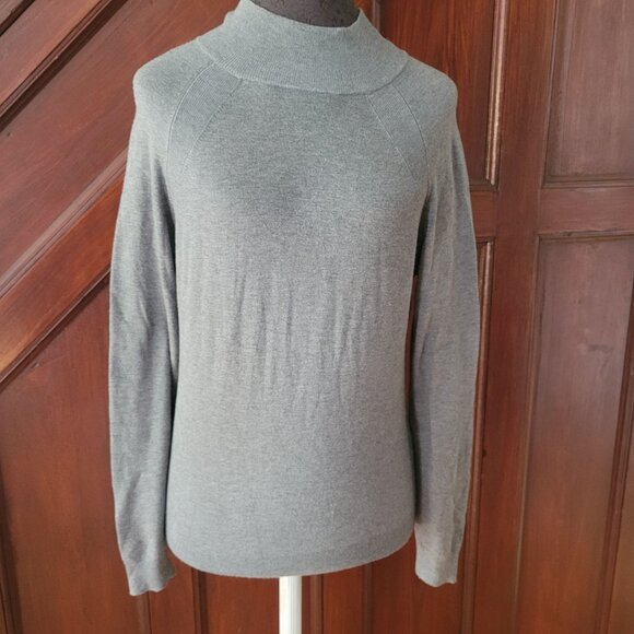 Elliott Lauren Womens XS Grey Turtleneck Pullover Sweater - Picture 1 of 6
